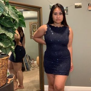 ‼️SOLD‼️ Dark Navy Blue Dress